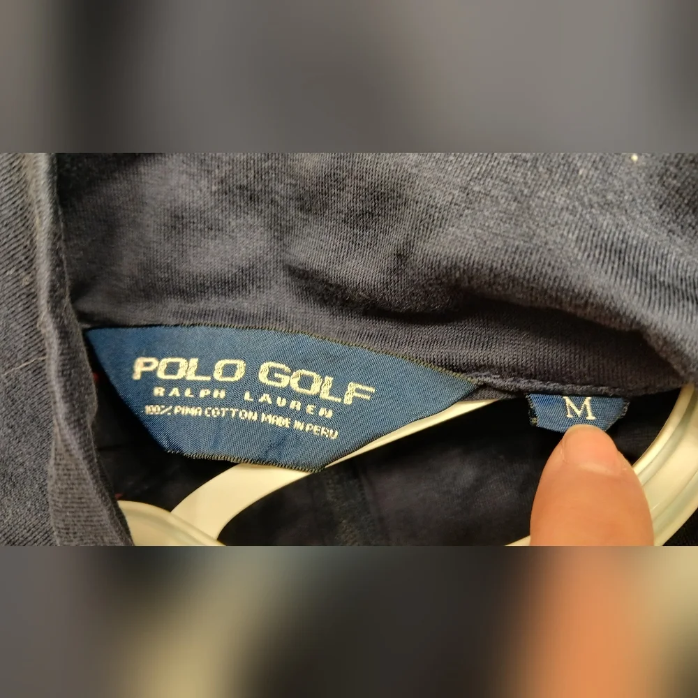Polo Golf Ralph Lauren Mock Neck Quarter-Zip Bold Colorblock Statement Medium